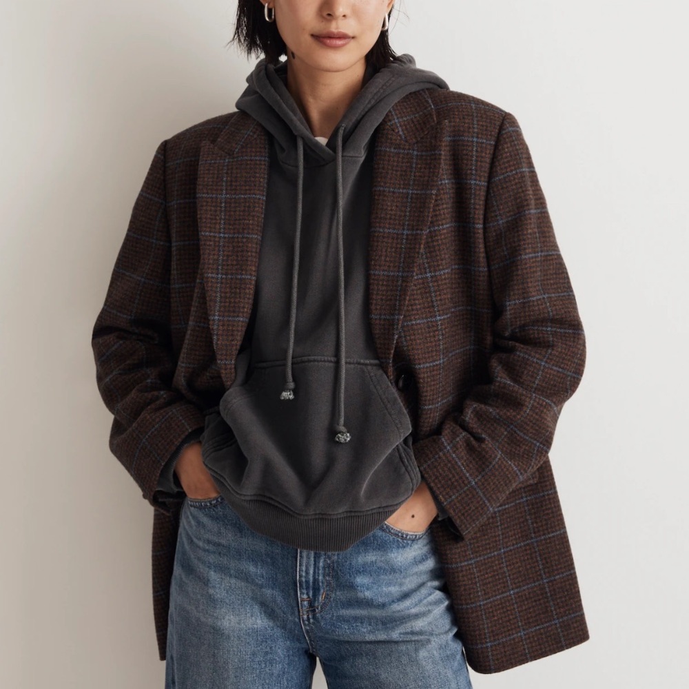 Madewell The Bedford Oversized Blazer Size 16